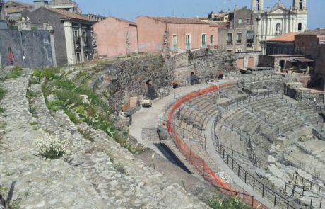 Rilievo Laser scanner del Teatro greco romano di Catania