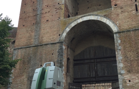 Rilievo Laser scanner delle mura di Siena