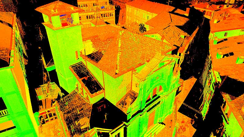 Rilievo laser scanner Verona, veneto, Italia