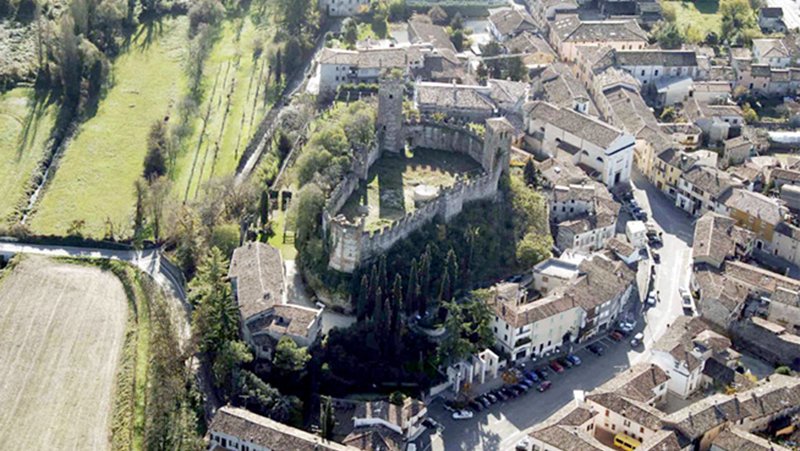 Rilievo del Castello Scaligero di Ponti sul Mincio Mantova