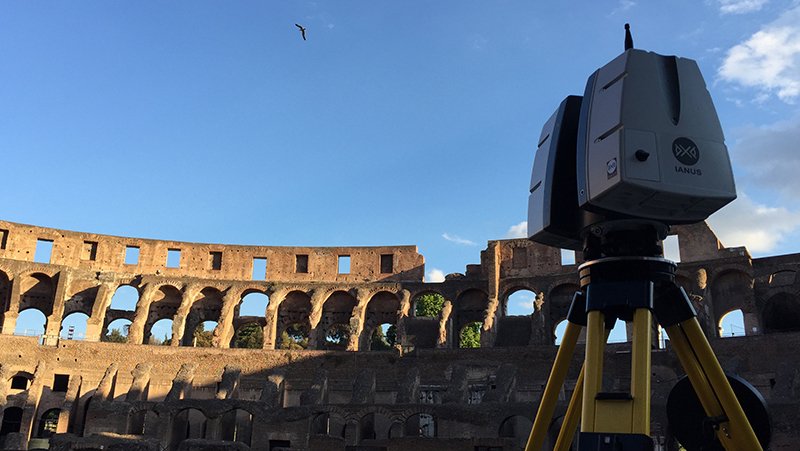 Rilievo Laser scanner del Colosseo di Roma